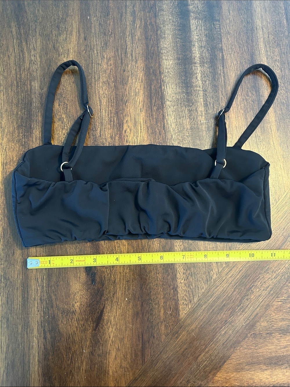 Gemini Mountain Swimwear Small Betty Top- Black - Picture 2 of 2
